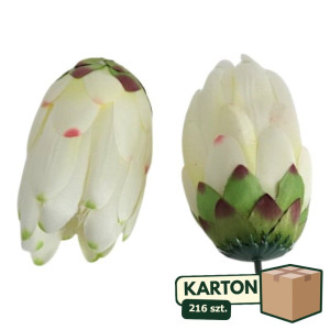 216szt główki protea ( karczoch ) wys:13cm szer:6cm