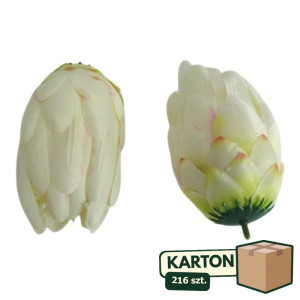 216szt główki protea ( karczoch ) wys:13cm szer:6cm