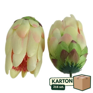 216szt główki protea ( karczoch ) wys:13cm szer:6cm