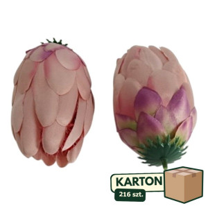 216szt główki protea ( karczoch ) wys:13cm szer:6cm