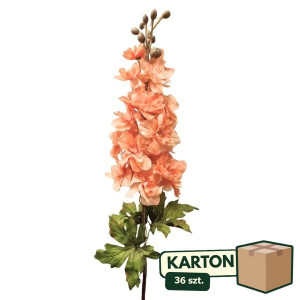 36szt ostróżka z liściem wys:82cm
