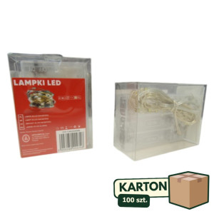 100szt lampki led na druciku 40 diod ( 4m ) białe ciepłe