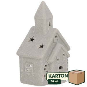 36szt domek ceramiczny wys:15cm szer:9,5*6,5cm