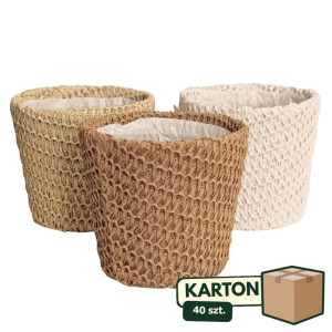 40szt osłonki z papierowego sznurka wys:16cm szer:19cm