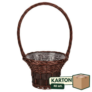 40szt kosz wiklinowy wys:50cm szer:25cm