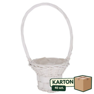 40szt kosz wiklinowy wys:42cm szer:19cm