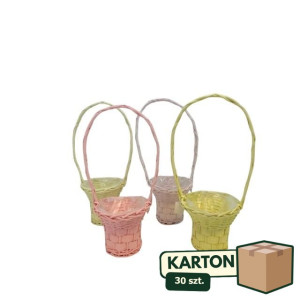 30szt kosze kwiatowe wys:60cm szer:20cm mix kolorów