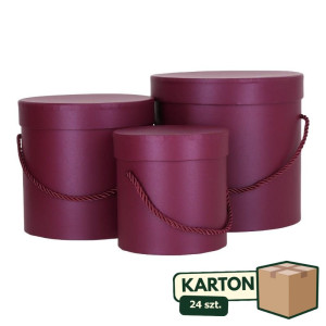 24kpl*3szt flowerboxy ze sznurkiem perłowe