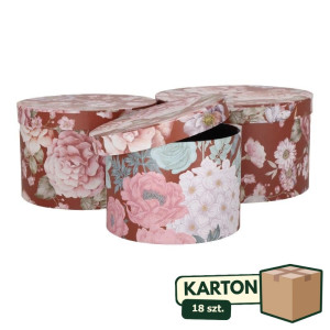 18kpl*3szt flowerboxy w kwiaty