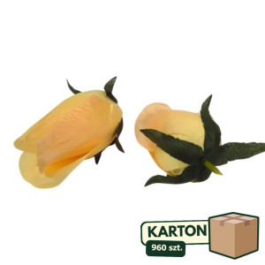 960szt główki róży satynowej wys:9cm szer:5cm