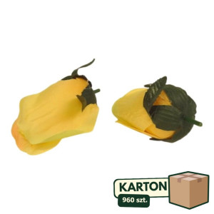 960szt główki róży satynowej wys:9cm szer:5cm