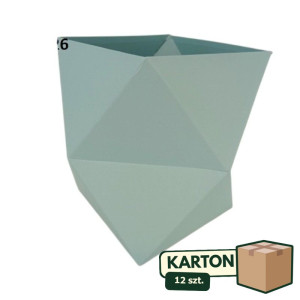 12szt flowerbox geometryczny wys:24cm szer:25cm