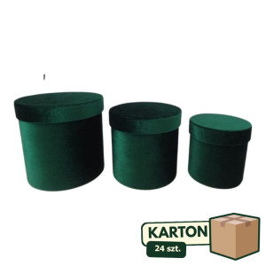 24kpl*3szt flowerboxy a'la welur