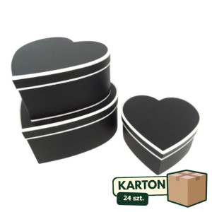 24kpl*3szt flowerboxy serca