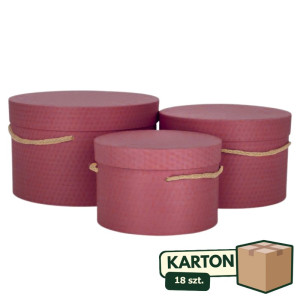 18kpl*3szt flowerboxy strukturalny papier