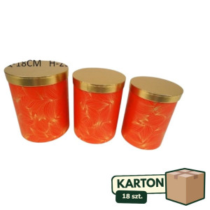 18kpl*3szt flowerboxy "złote magnolie"