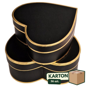 36kpl*2szt flowerboxy serca