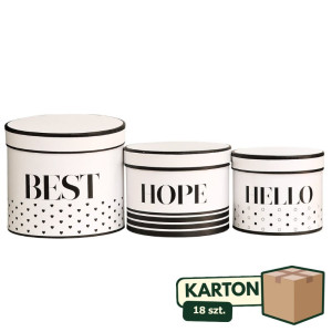 18kpl*3szt flowerboxy