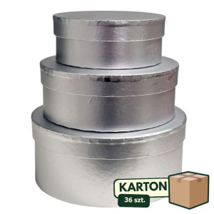 36kpl*3szt flowerbox silver