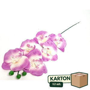 12szt storczyk(6) wys:72,5cm szer:17cm lawendowo-ecru
