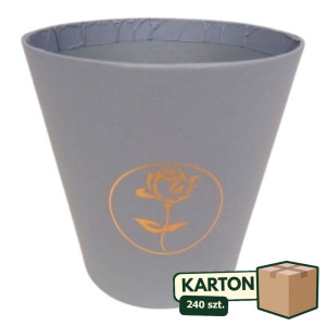 240szt flowerbox-osłonka wys:10,5cm szer:10cm gołebi