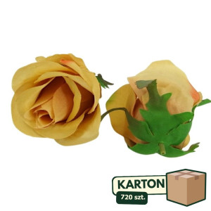 720szt główki róży materiałowe szer:7cm wys:9cm