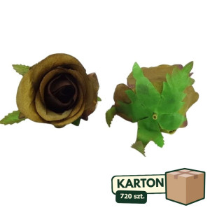 720szt główki róży materiałowe szer:7cm wys:9cm