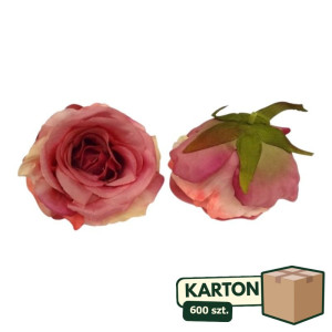 600szt główki róży satynowej szer:12cm wys:8cm
