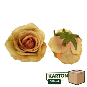 600szt główki róży satynowej szer:12cm wys:8cm