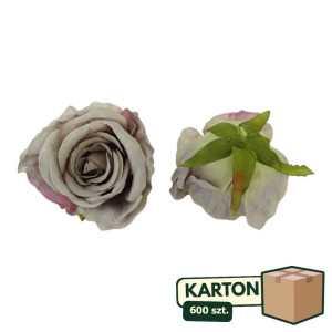 600szt główki róży satynowej szer:12cm wys:8cm