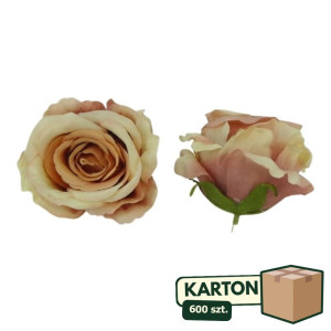 600szt główki róży satynowej szer:12cm wys:8cm