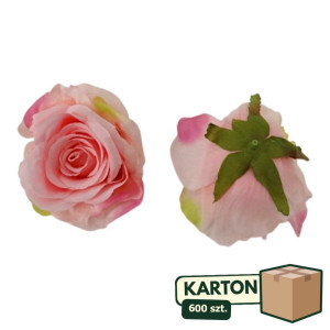600szt główki róży satynowej szer:12cm wys:8cm
