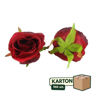 960szt główki róży kapustka szer:8cm wys:9cm