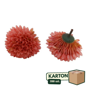 288szt główki dalii gumowane szer:8cm wys:7cm