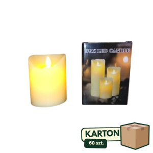 60szt świeca led wys:10cm szer:7,5cm