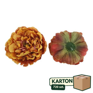 720szt główki peoni materiałowej szer:15cm