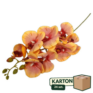 24szt storczyk na łodydze materiałowy '8 wys:76cm szer:15cm