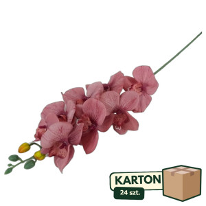 24szt storczyk na łodydze materiałowy '8 wys:76cm szer:15cm