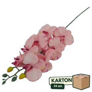 24szt storczyk na łodydze materiałowy '8 wys:76cm szer:15cm