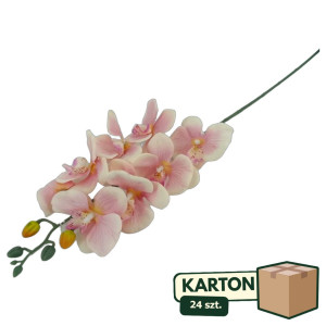 24szt storczyk na łodydze materiałowy '8 wys:76cm szer:15cm