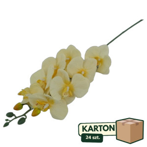 24szt storczyk na łodydze materiałowy '8 wys:76cm szer:15cm