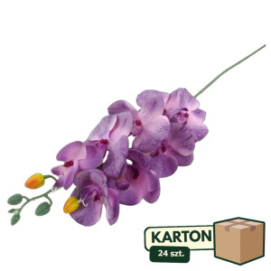 24szt storczyk na łodydze materiałowy '8 wys:76cm szer:15cm