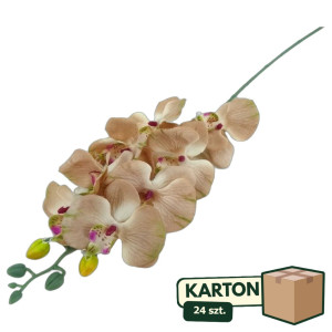 24szt storczyk na łodydze materiałowy '8 wys:76cm szer:15cm