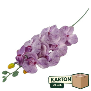 24szt storczyk na łodydze materiałowy '8 wys:76cm szer:15cm