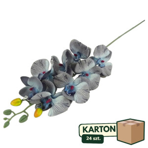 24szt storczyk na łodydze materiałowy '8 wys:76cm szer:15cm