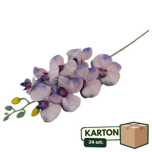 24szt storczyk na łodydze materiałowy '8 wys:76cm szer:15cm