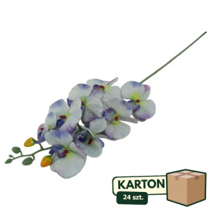 24szt storczyk na łodydze materiałowy '8 wys:76cm szer:15cm