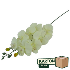 24szt storczyk na łodydze materiałowy '8 wys:76cm szer:15cm