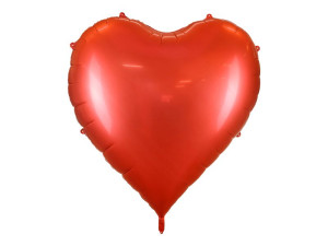 Balon foliowy Serce XXL wys:160 szer:160cm czerwon