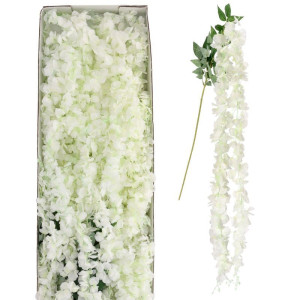 zwis - gałązka wisterii wys:170cm biała